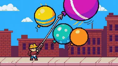 Balloon Popper gameplay screenshot — arcade action