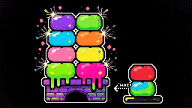 Blob Chain gameplay screenshot — arcade puzzle games