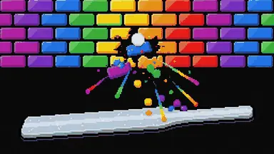 Brick Breaker gameplay screenshot — paddle & brick games