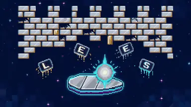 Capsule Bricks gameplay screenshot — paddle & brick games
