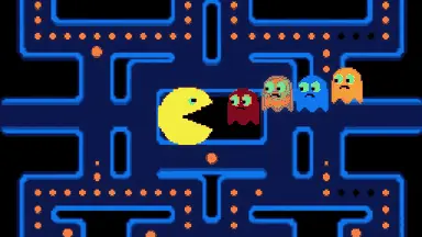 Maze Muncher gameplay screenshot — maze arcade games