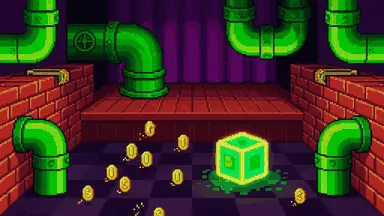Pipe Panic gameplay screenshot — arcade platformers